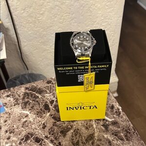 Invicta Silver and Black Dive Watches